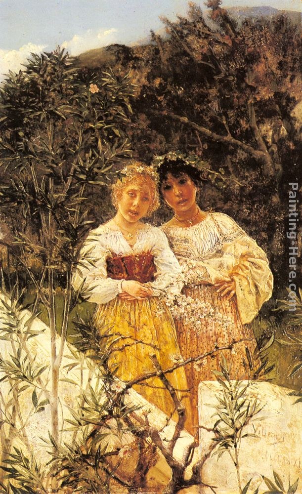 Jose Villegas y Cordero In the Garden